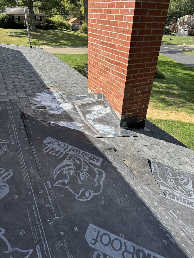 Step flashing finished